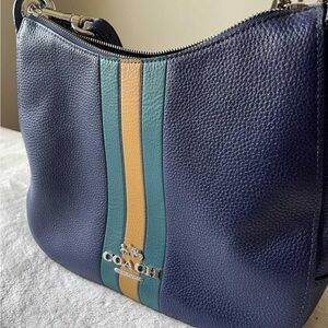 REAL VINTAGE LEATHER COACH BAG. Barley used. Complete new condition.